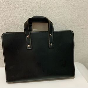 VACAVALIENTE Singapur U. Briefcase black leather